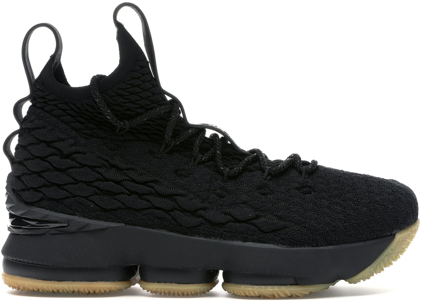Nike LeBron 15 Black Gum (GS) - 922811-001