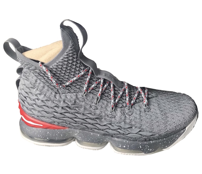 Nike lebron hot sale 15 gray