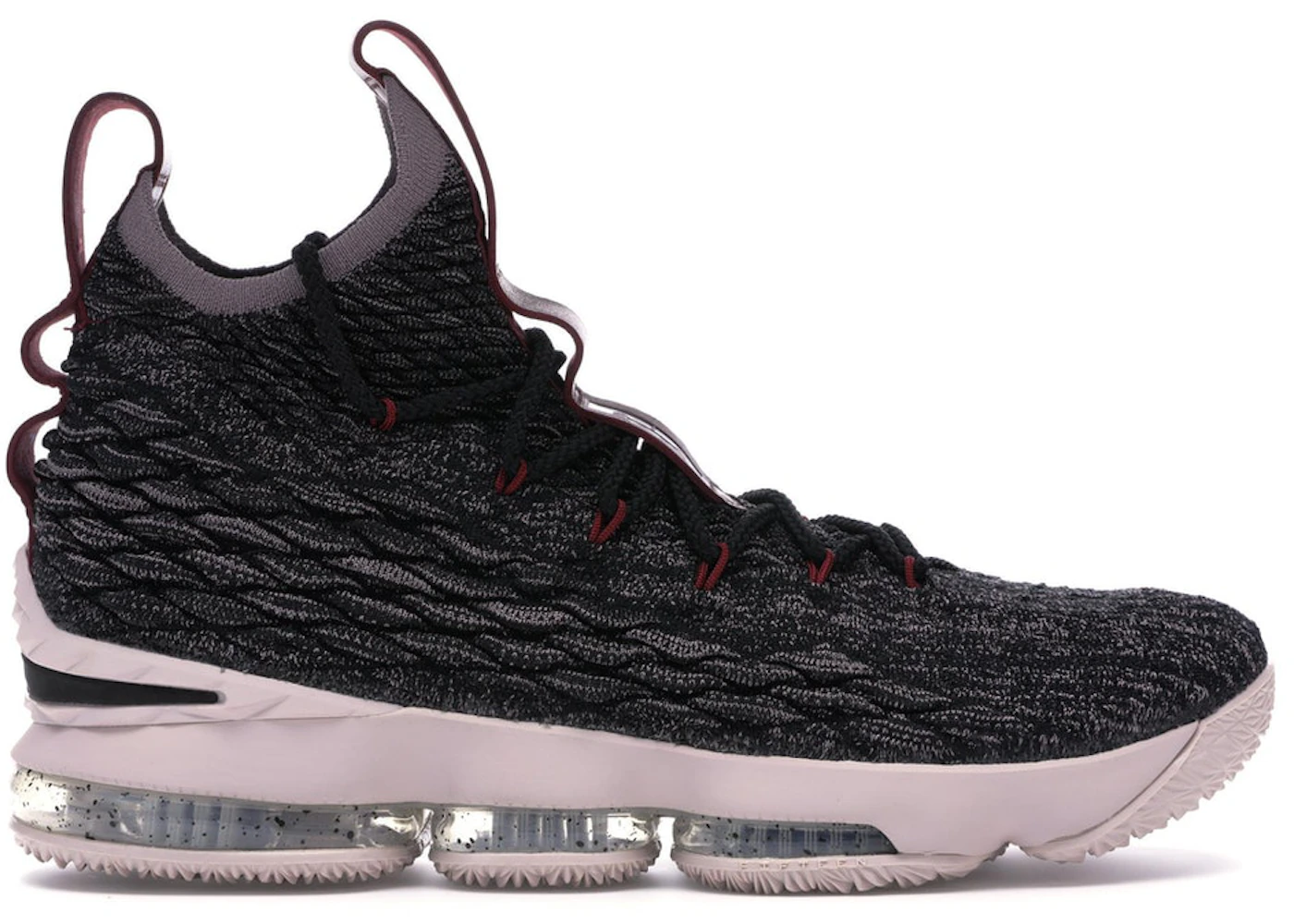 Lebron 15 low top grey and pink