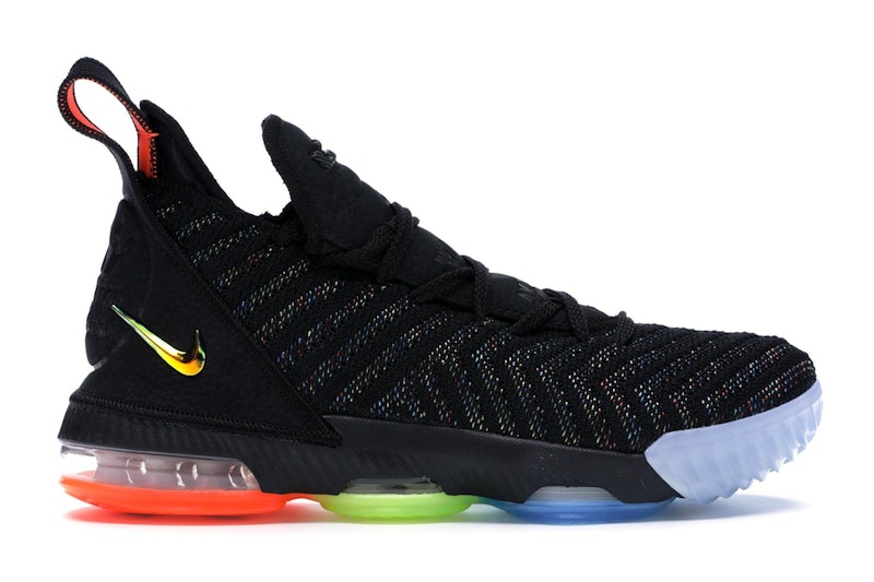 Pre-owned Nike Lebron 16 I Promise Sneakers In Black/hyper Crimson/photo Blue In Multi