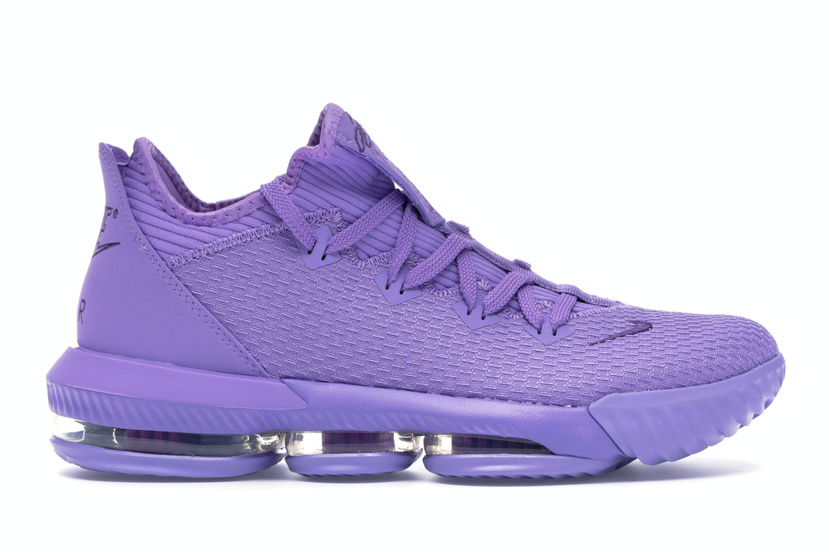 Nike LeBron 16 Low Atomic Violet Men's - CI2668-500/CI2669-500 - US