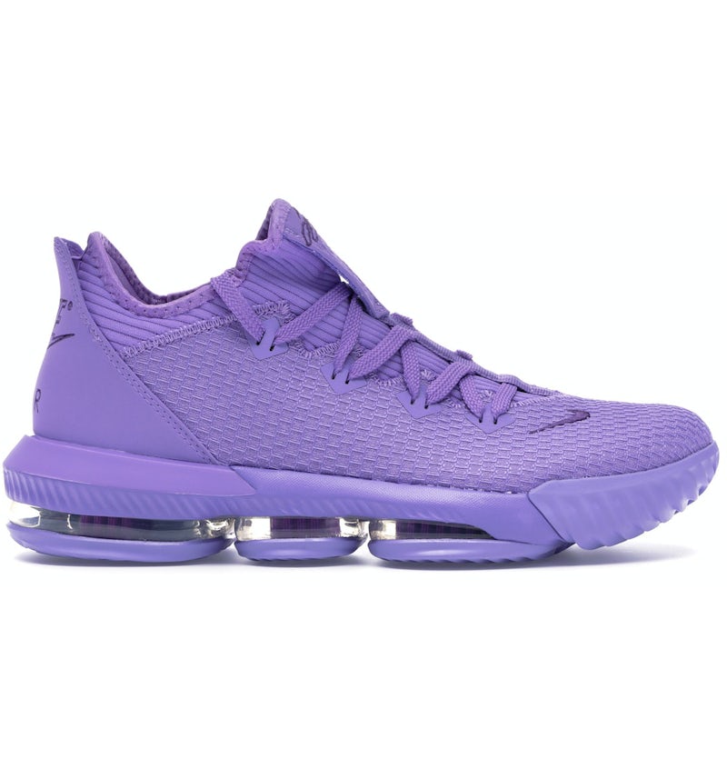 Nike LeBron 16 Low Atomic Violet Men's CI2668-500/CI2669-500 US