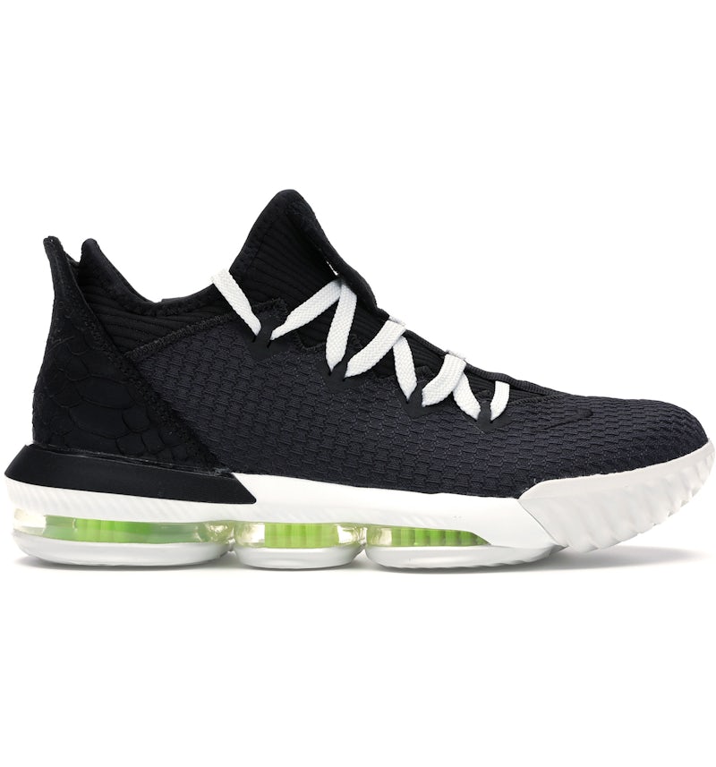 Nike LeBron 16 Low Black Volt Glow Men's CI2668-004 GB