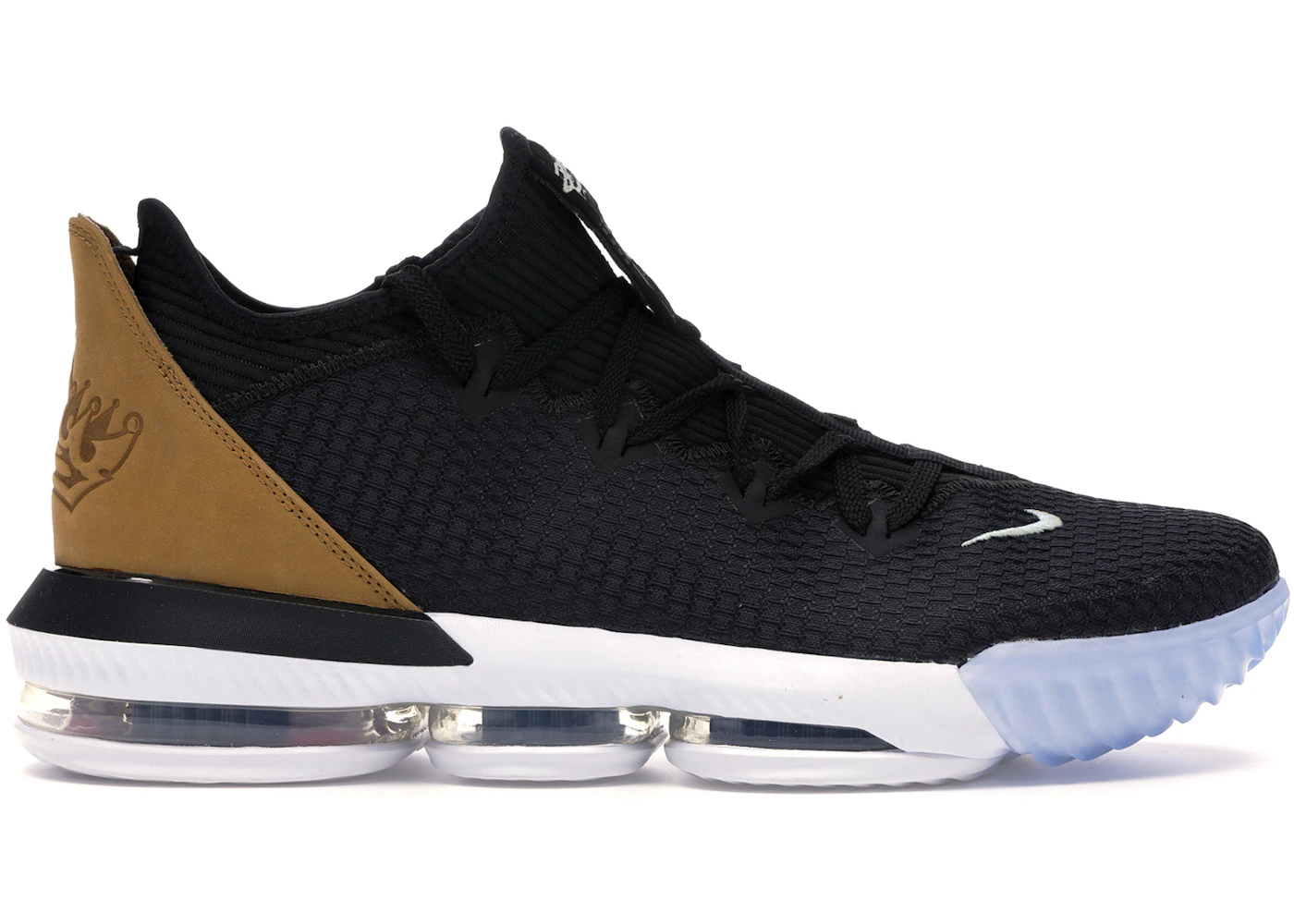 Nike LeBron 16 Low Black Wheat Soundtrack Men's - CI2668-001 - US