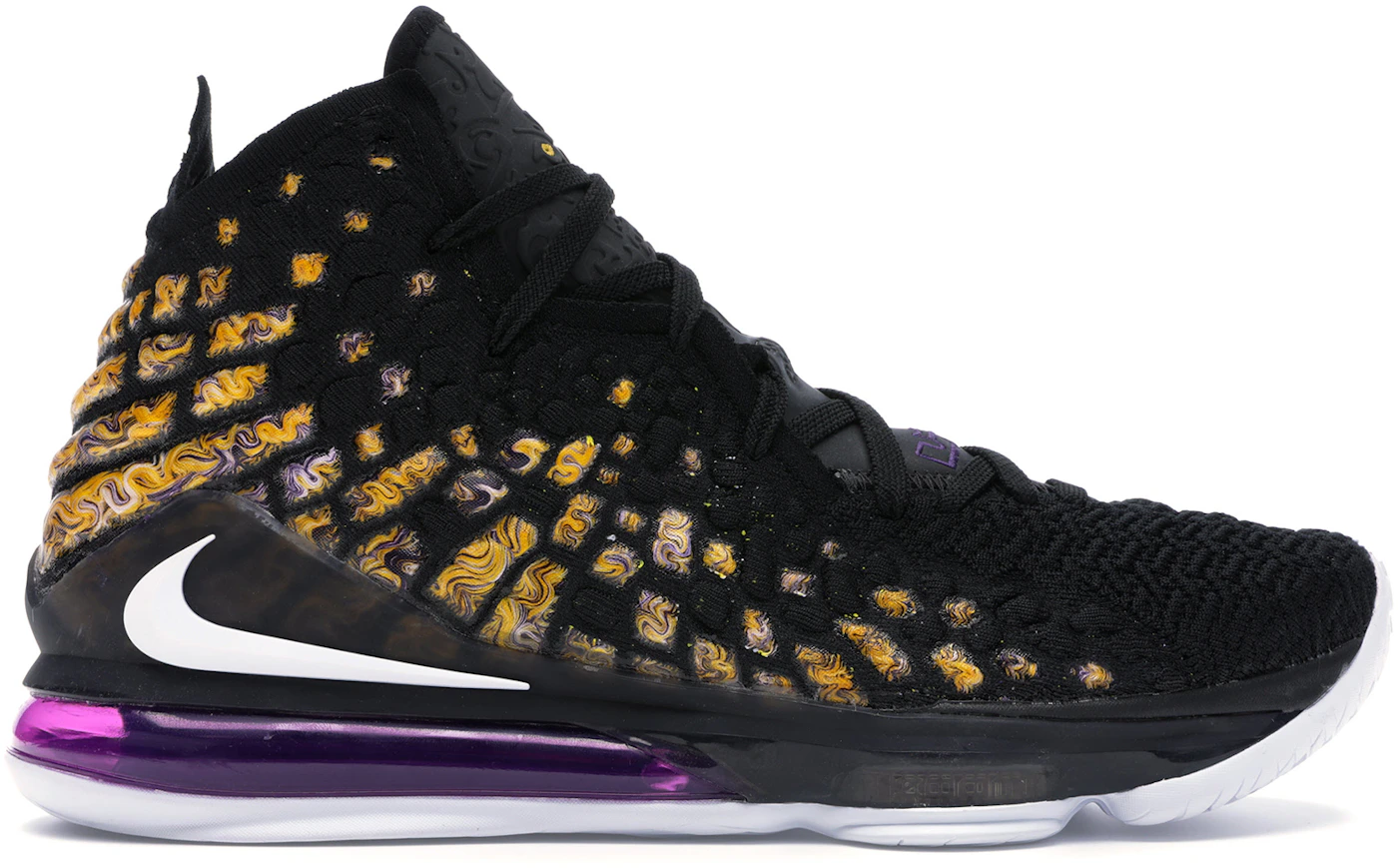 Nike LeBron 17 'Lakers' Shoes - Size 8.5