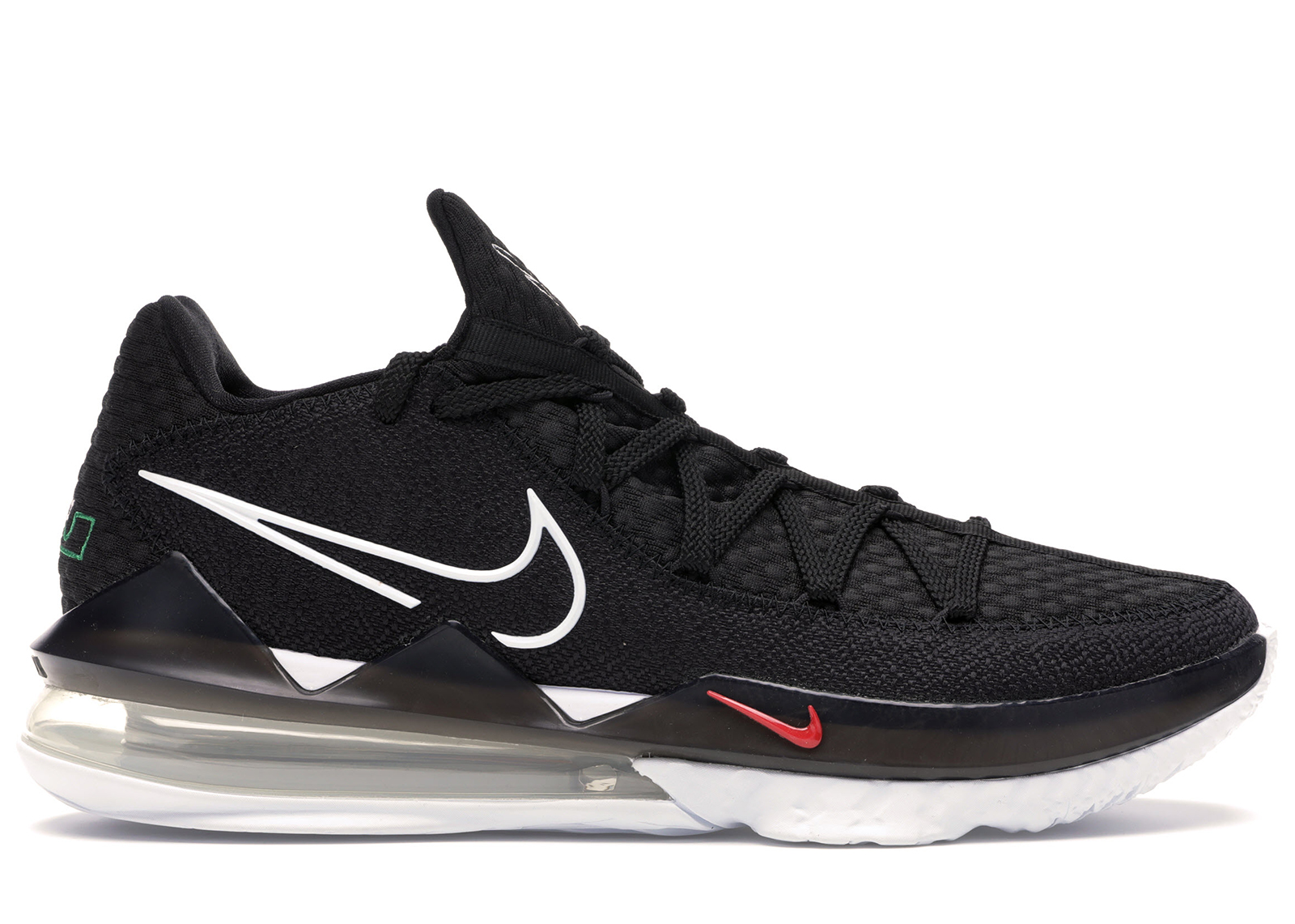 lebron 17 low black and white