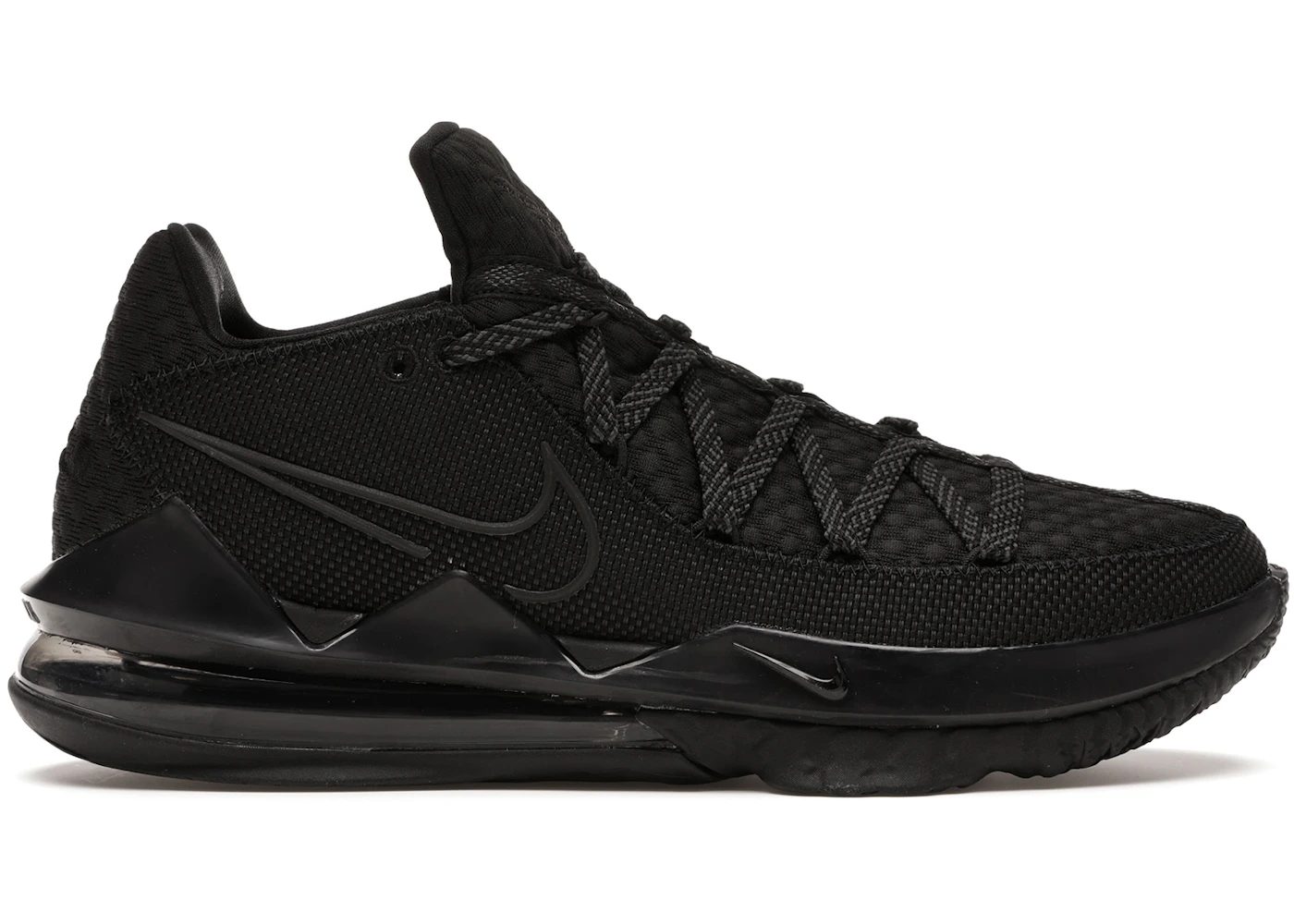 Nike LeBron 17 Low Triple Black Men's CD5007-003 US