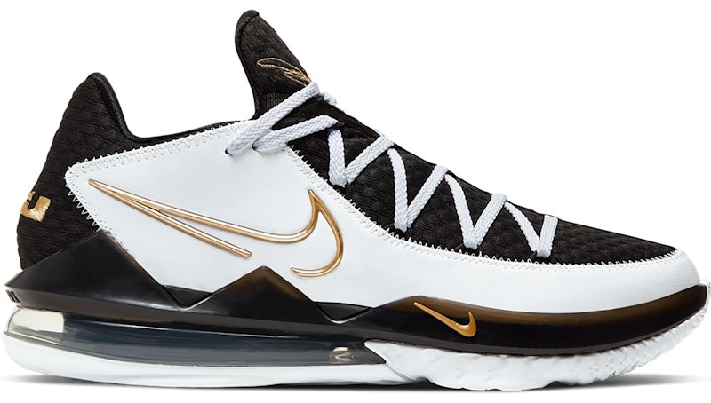 white and gold lebron 17