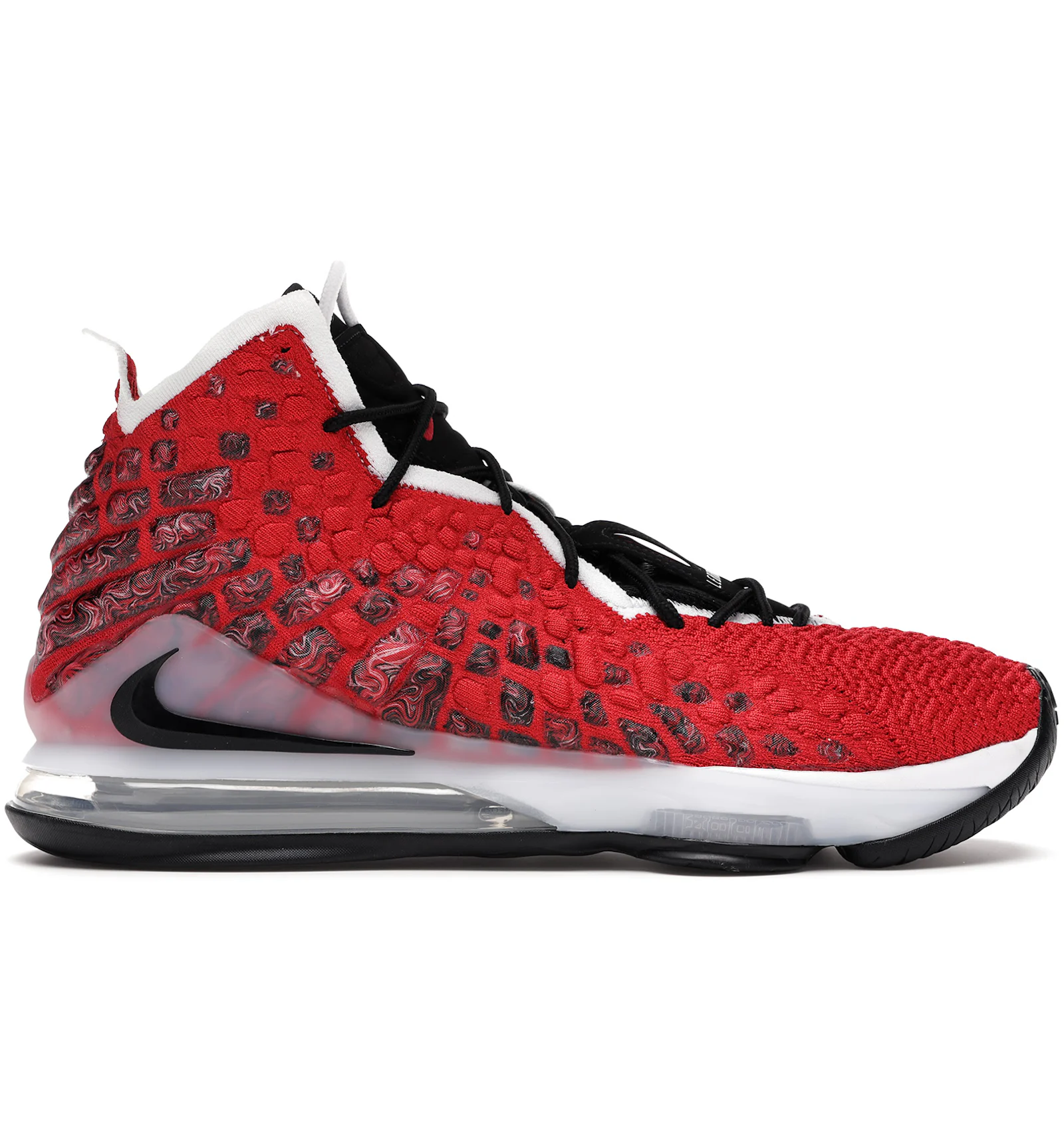 Nike lebron 17 university red men's basketball shoe Clearance