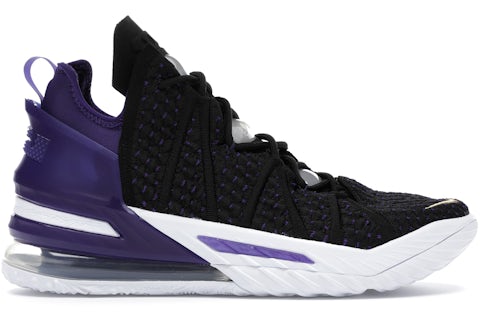 Nike LeBron 18 Lakers Men's CQ9283-004 CQ9284-004 GB
