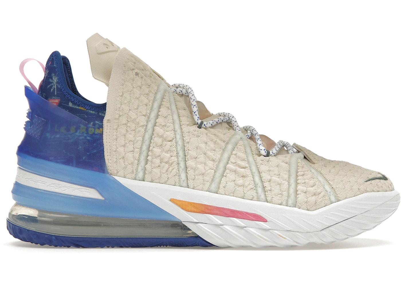 Nike LeBron 18 Los Angeles By Day Men's DB8148-200 US