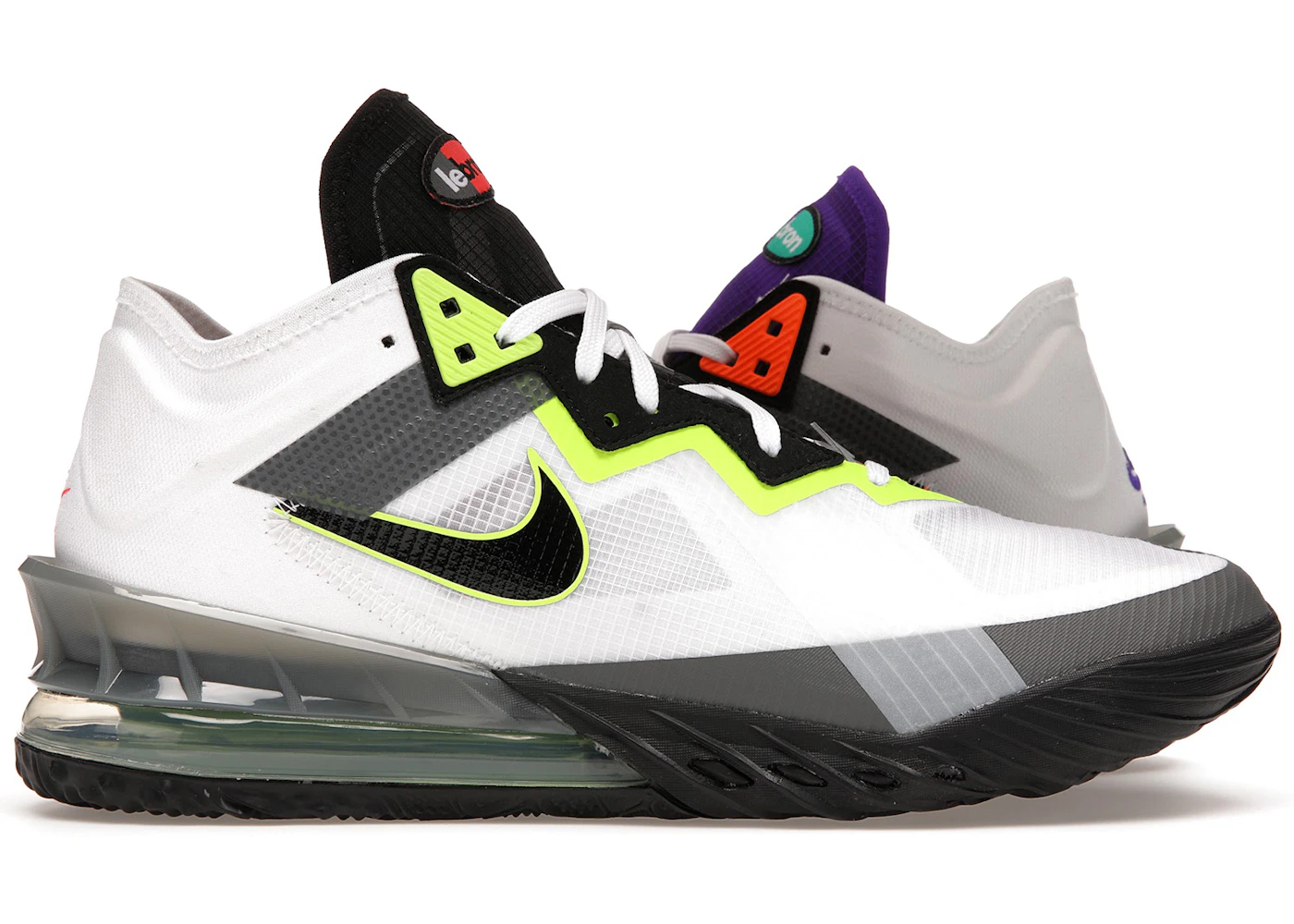 Nike LeBron 18 Low Greedy Men's CV7564-100/CV7562-100 US
