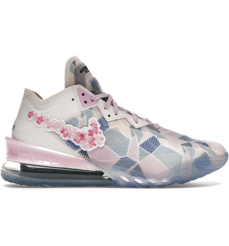 Nike LeBron 18 Low atmos Cherry Blossom Men's CV7562-101 US