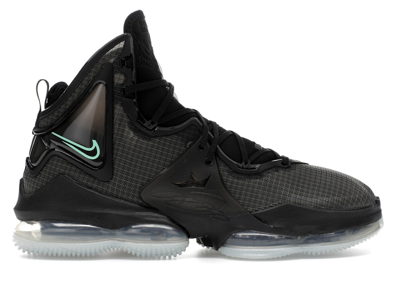 【即発送】Nike LeBron 19 Black/Aqua 箱あり Nike LeBron 19 Black Aqua Men's - DC9340-003 - US