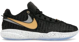 Nike LeBron 20 en negro y dorado metálico