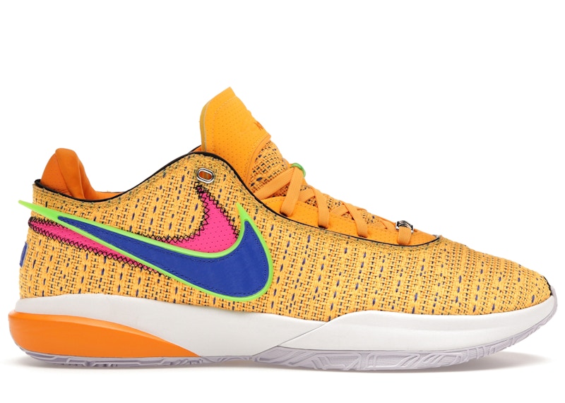 Nike lebron yellow best sale