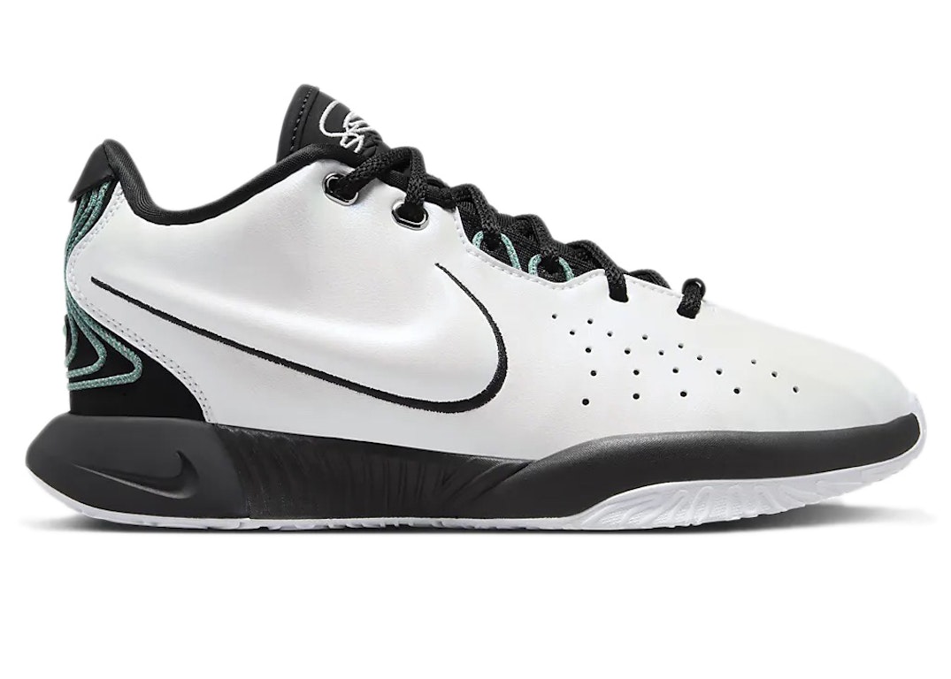 Pre-owned Nike Lebron 21 Conchiolin (gs) In White/black/bicoastal
