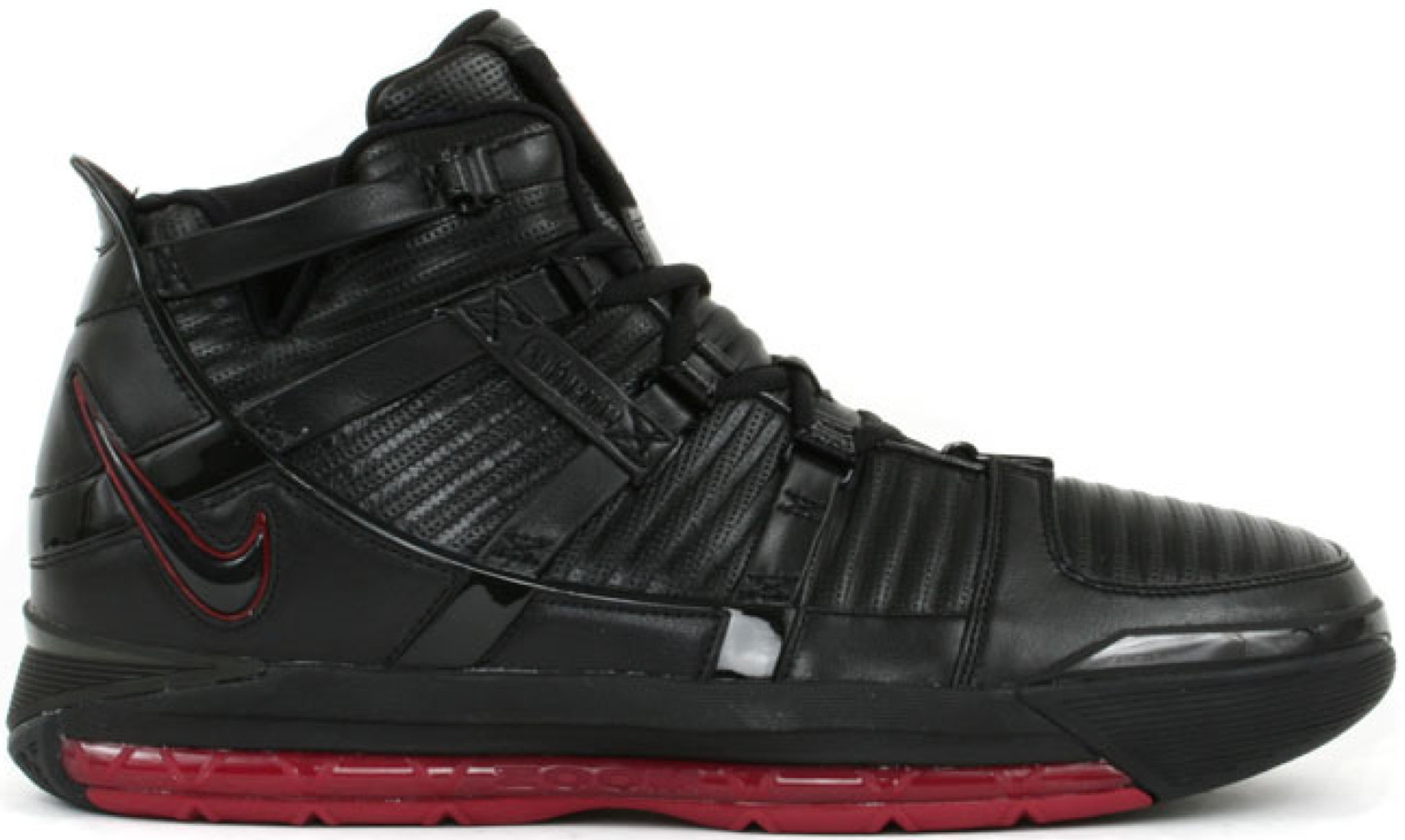 Nike LeBron 3 Black Crimson - 312147-004