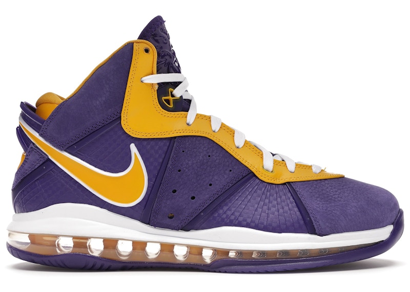 lebron purple and gold shoes