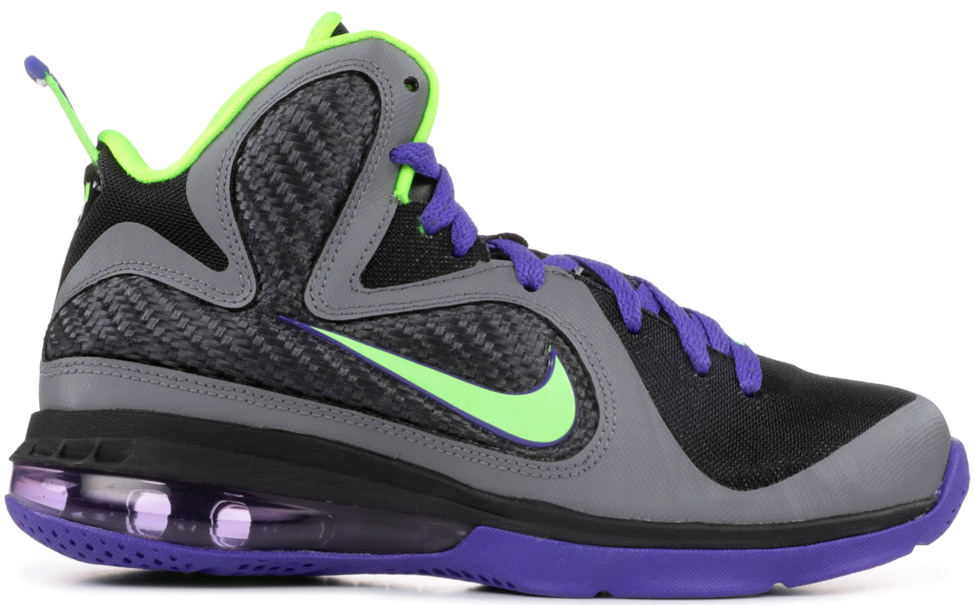purple and green lebrons