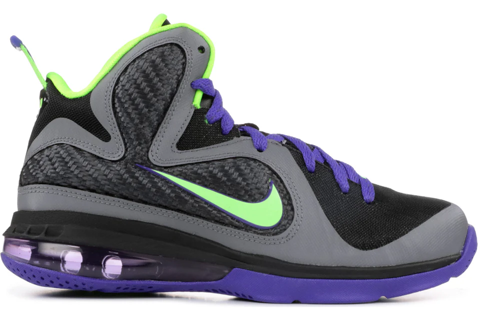 Nike LeBron 9 Black Electric Green Court Purple (GS)