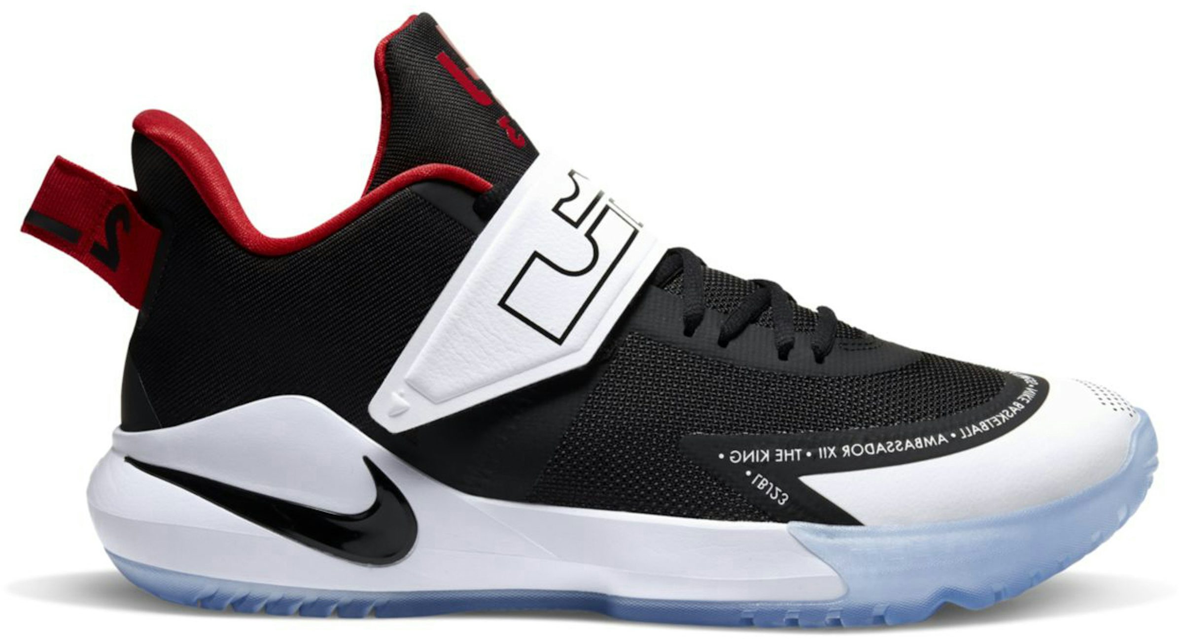 Spaans Portugees voorraad Nike LeBron Ambassador 12 Black Men's - BQ5436-001 - US
