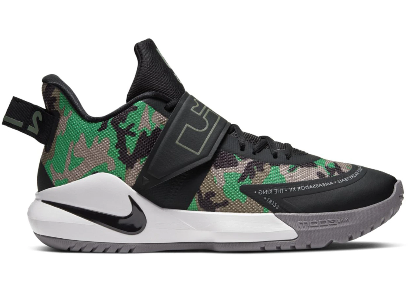 Nike LeBron Ambassador 12 Camo Men's BQ5436-004 US