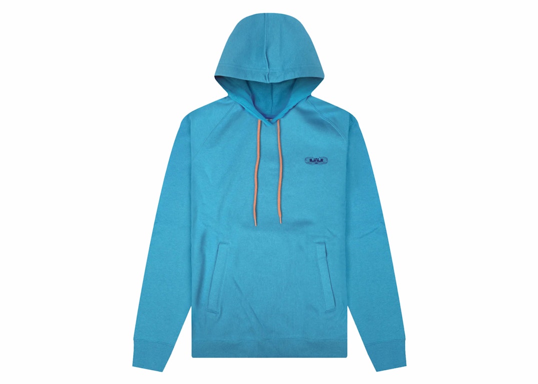 Pre-owned Nike Lebron James Strive Graphic Hoodie Laser Blue