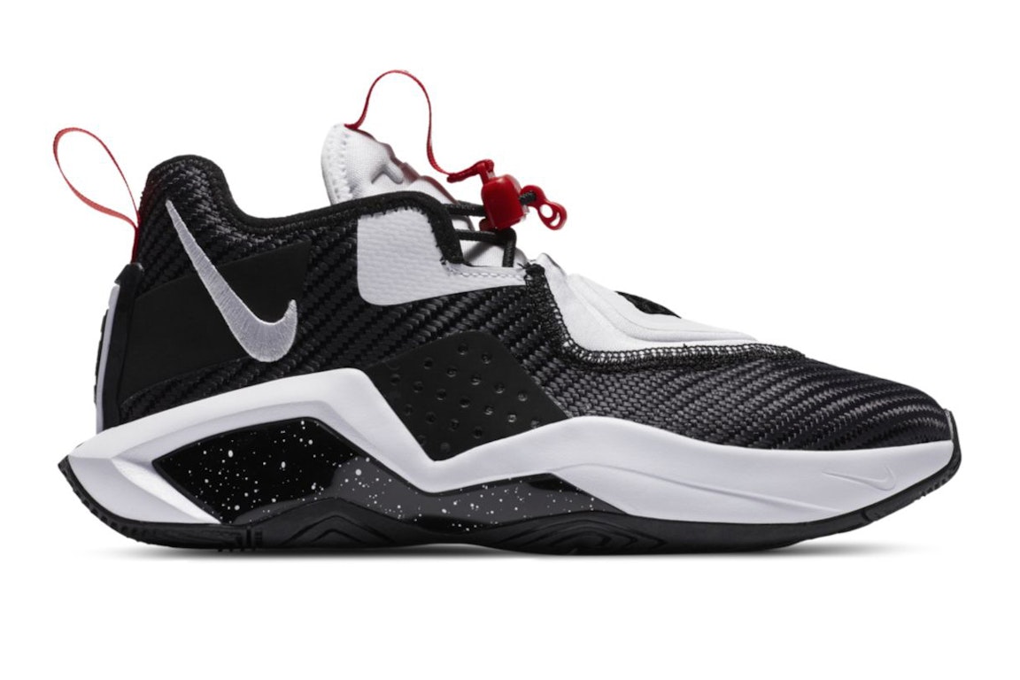 Pre-owned Nike Lebron Solder 14 Bred (gs) In Black/white/university Red