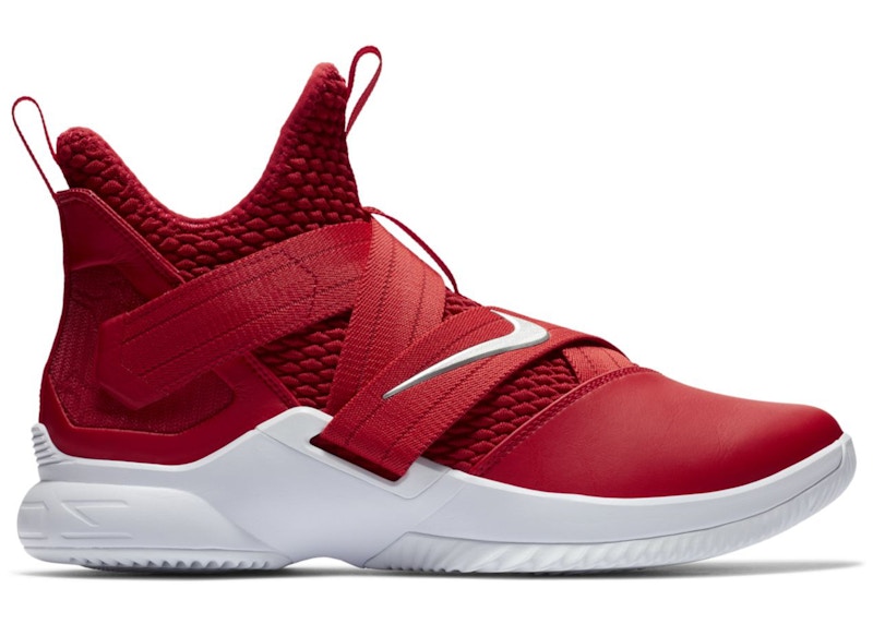 Lebron soldier 10 red hotsell and white