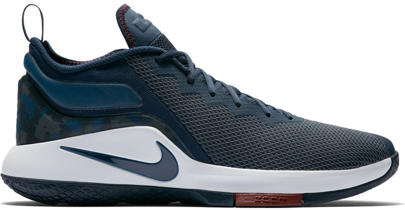 crisis Sentirse mal bruscamente Nike LeBron Witness 2 College Navy Team Red Men's - 942518-406 - US
