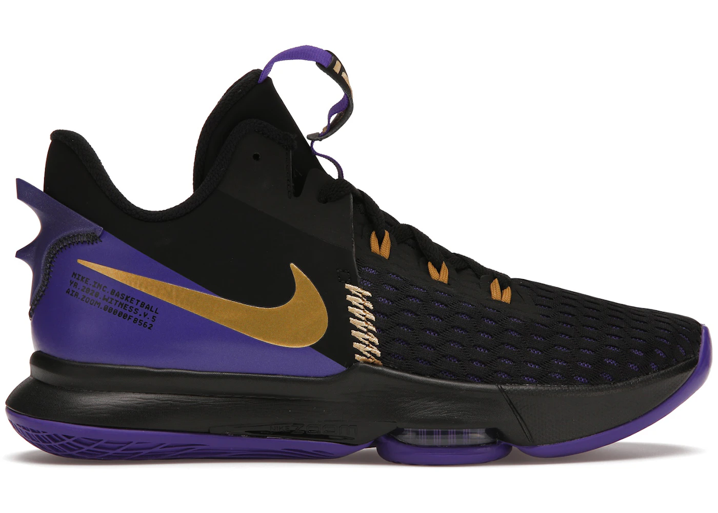 Nike LeBron Witness Lakers Men's CQ9381-001/CQ9380-003 US
