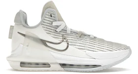 Nike LeBron Witness 6 en blanco y estaño metálico