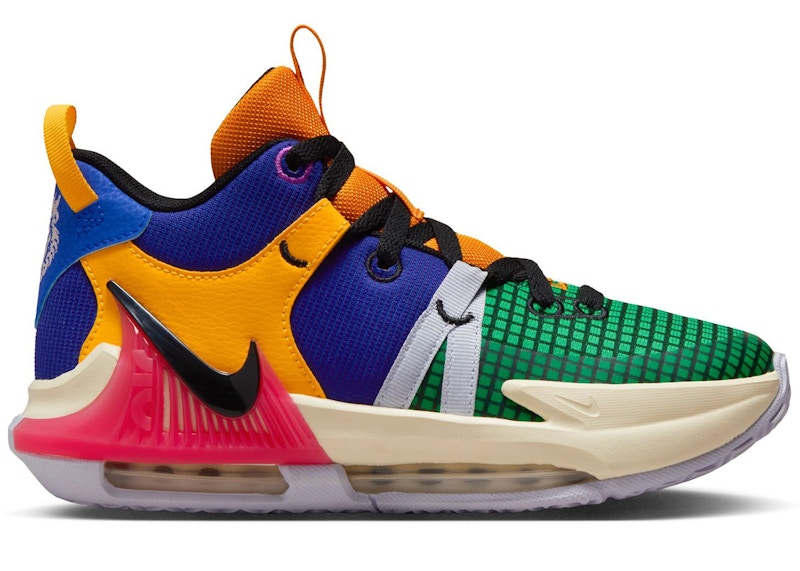 Nike LeBron Witness 7 Multi Color GS FQ8170 585 US