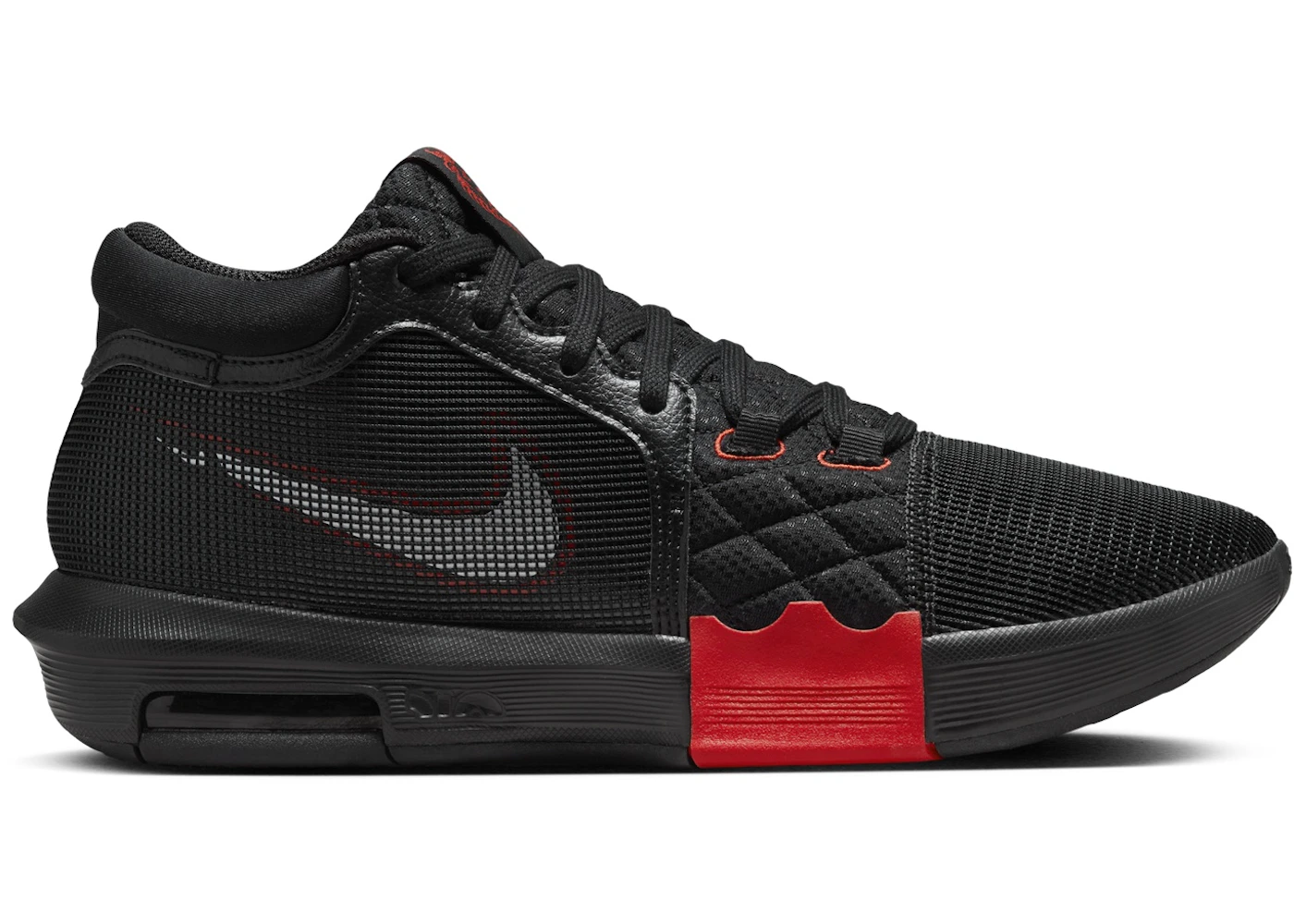 Nike LeBron Witness 8 Black University Red White Men's - FB2239-005 - US