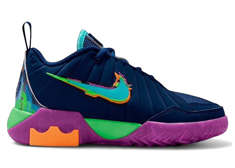 NIKE Pre-owned Lebron Witness 9 King Of The Court Sneakers In Blue Void/bleached Turquoise/vivid Purple
