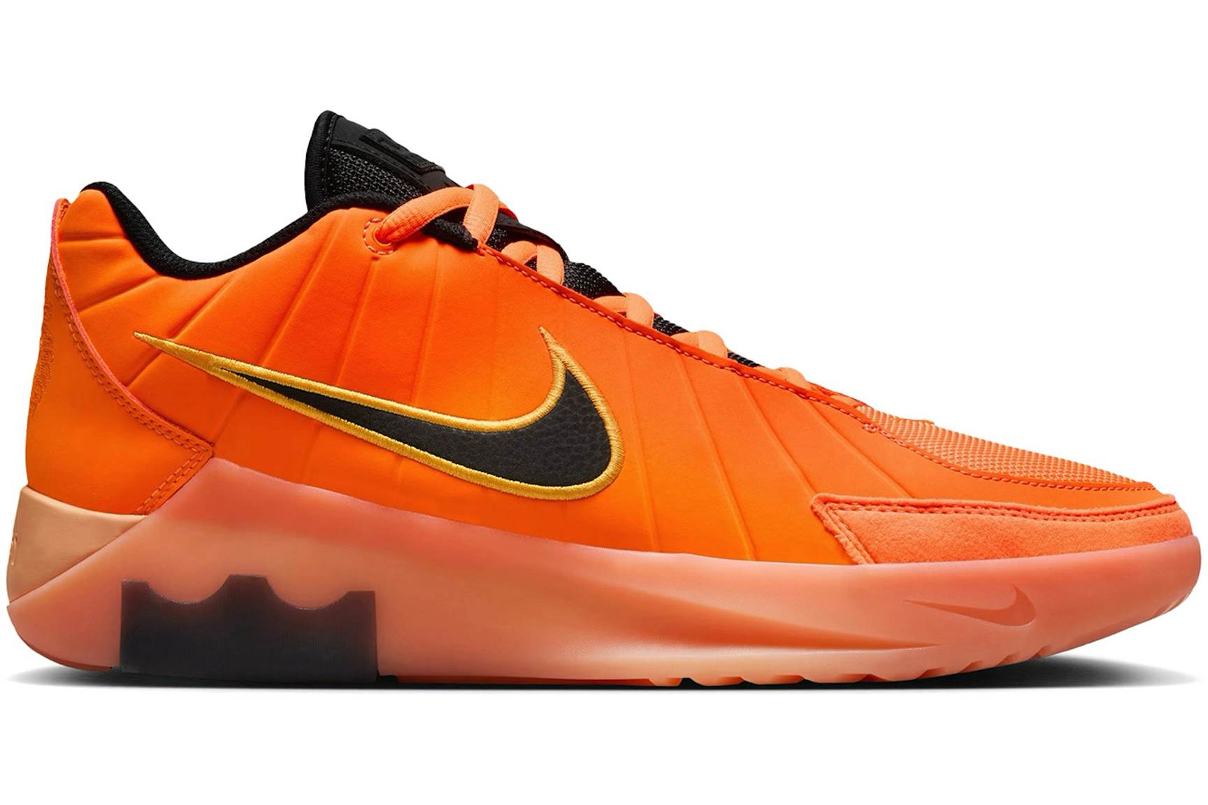 Nike LeBron Witness 9 Total Orange Black (Translucent Outsole) Men's ...