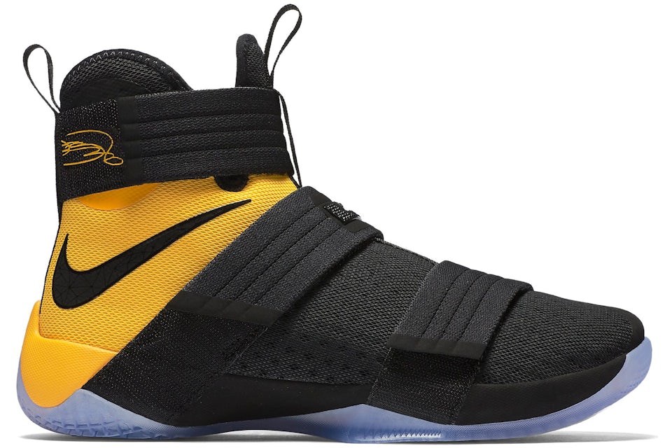 Nike lebron 10 uomo top giallo
