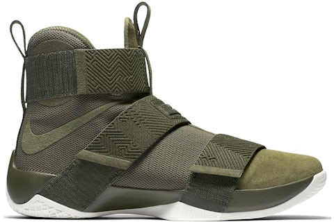 Nike LeBron Zoom Soldier 10 Lux Cargo Khaki Men s 911306 330 US