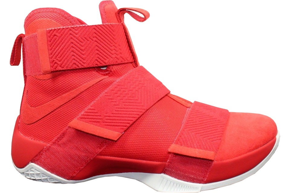 Lebron 10 2025 soldier red