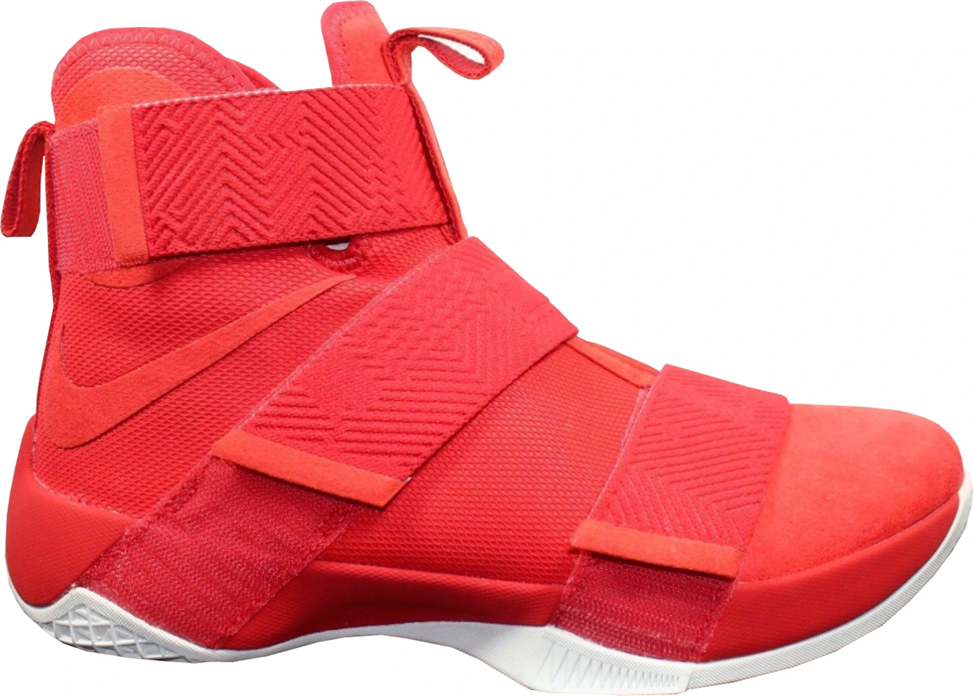 Lebron soldier 10 sale red and black