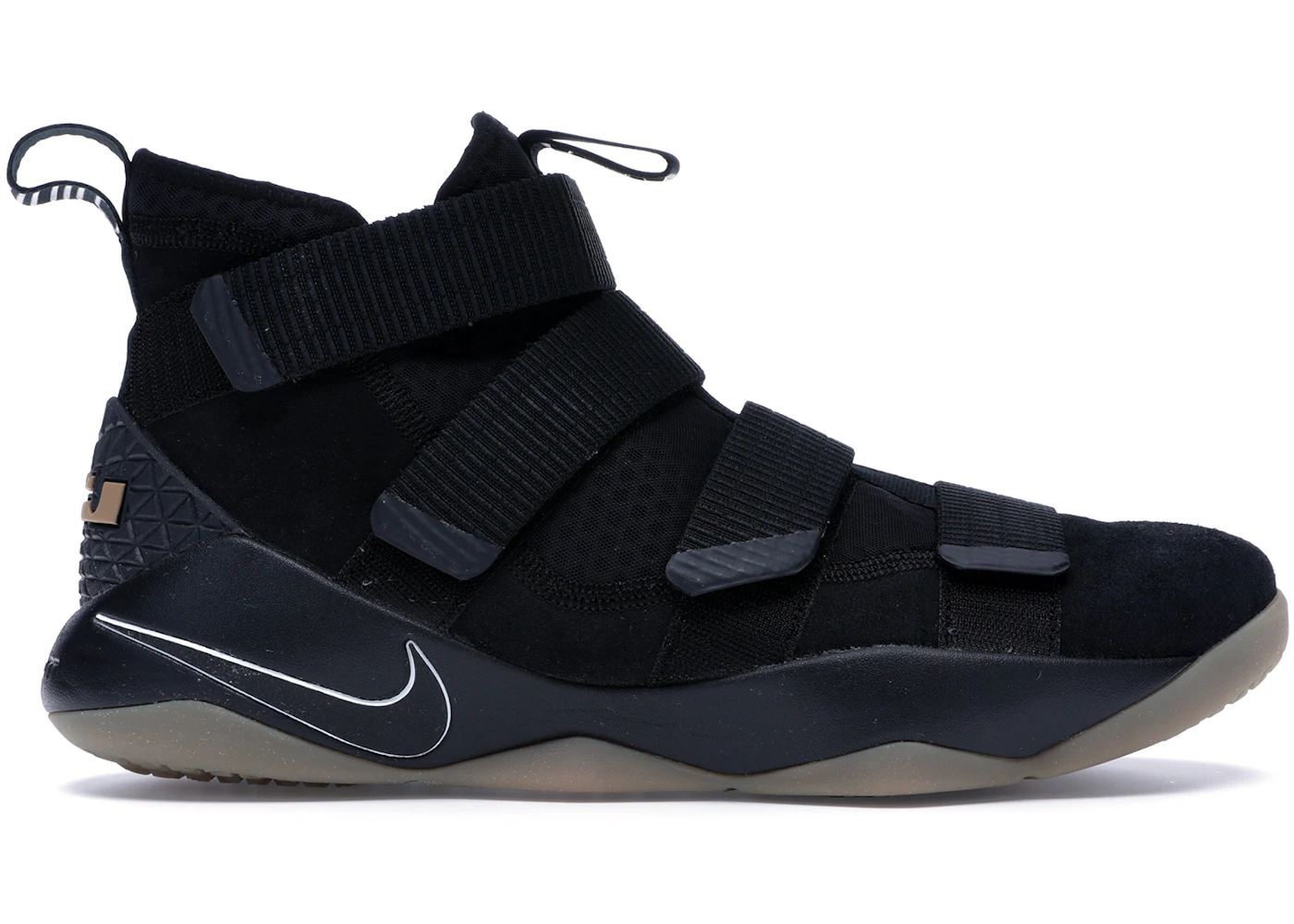 Nike LeBron Zoom Soldier 11 Black Gum Men's - 897644-007 - US
