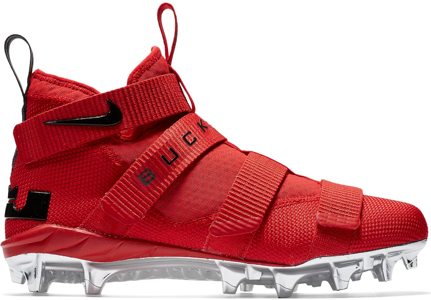 Nike LeBron Zoom Soldier 11 Cleat Ohio State PE Men's - AO9146-600 - GB