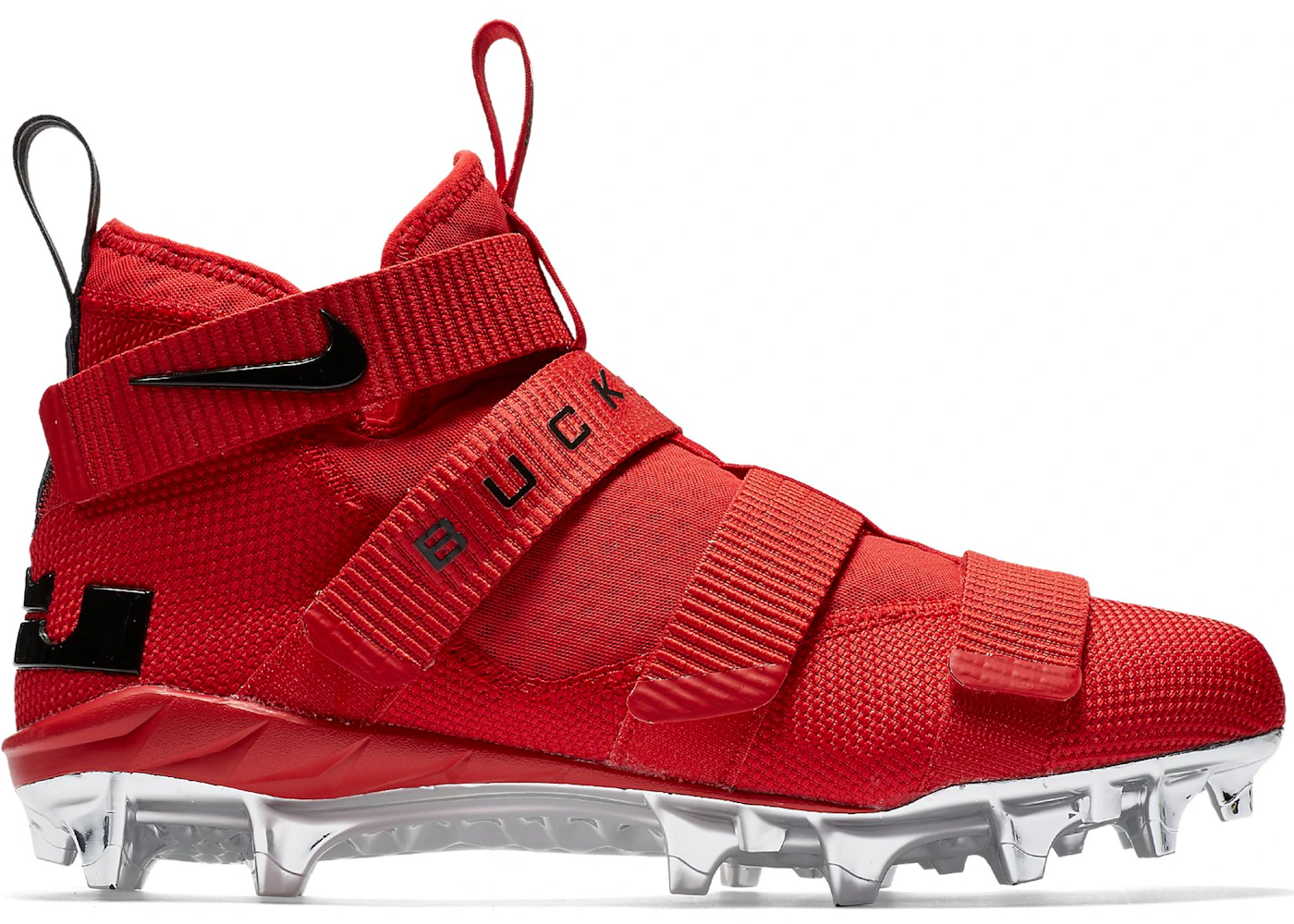 Nike LeBron Zoom Soldier 11 Cleat Ohio State PE Men s AO9146 600
