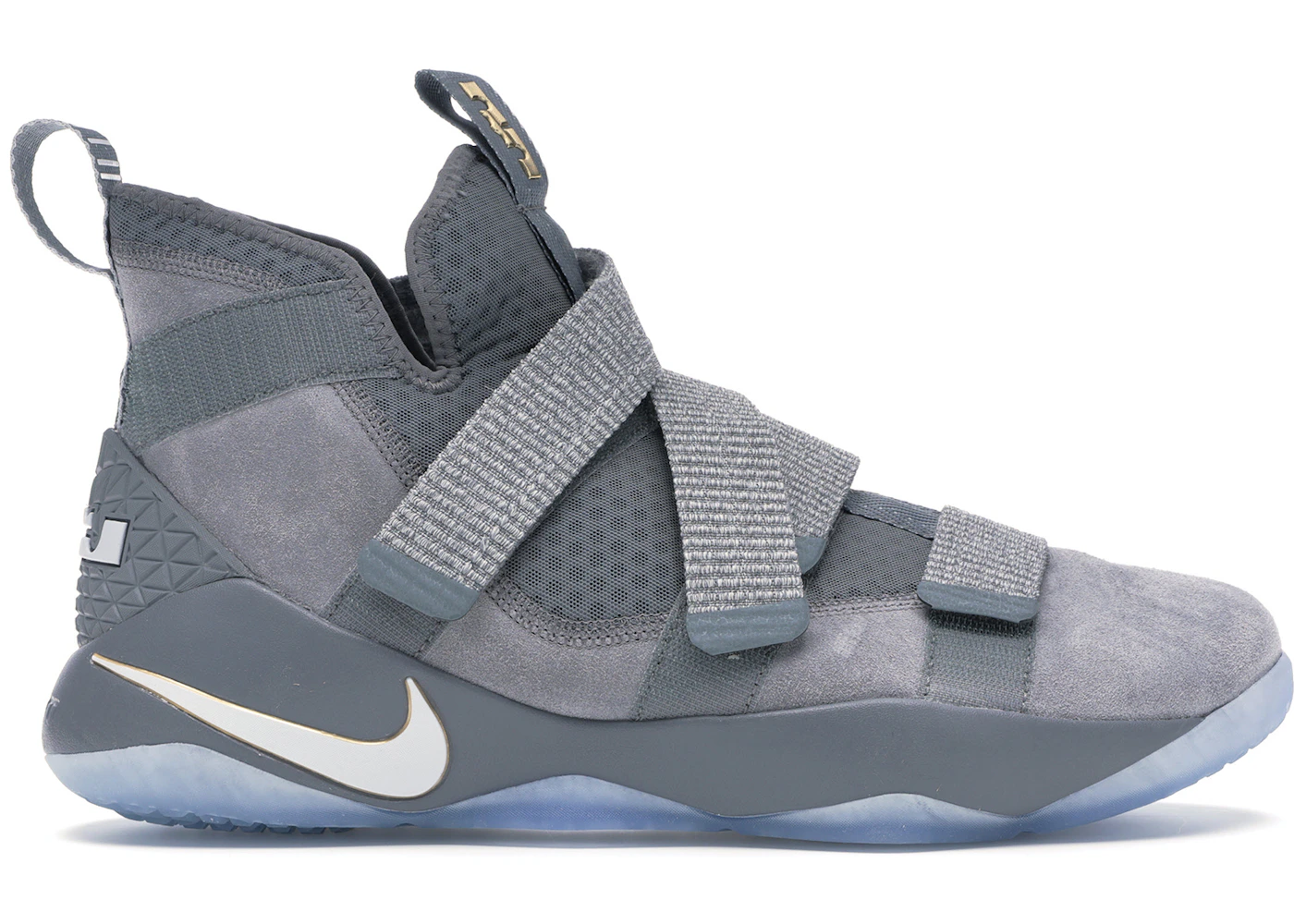 Grey Lebron James New Shoes 15 Lebron Soldier Lebron 15 High Top