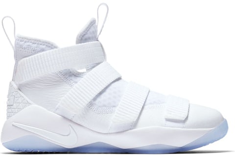 Lebron soldier 11 white and gold on sale