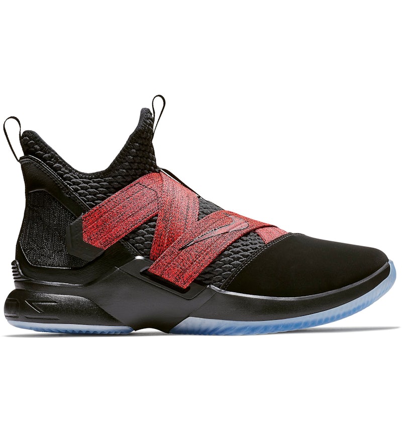 Nike LeBron Zoom Soldier 12 Black Red Men s AO2609 003 US