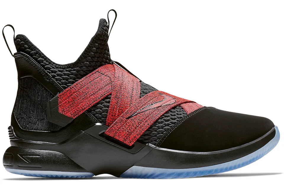 Nike LeBron Zoom Soldier 12 Black Red Men s AO2609 003 US
