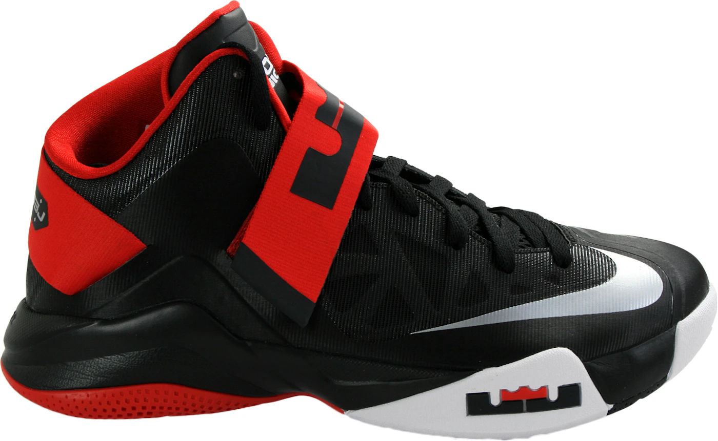 Nike LeBron Zoom 6 Black Red White - 525015-001 - US