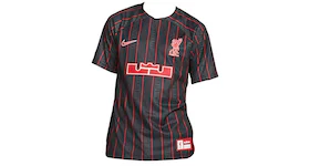 Nike LeBron x Liverpool F.C. Dri-FIT Stadium Soccer Jersey (Asia Sizing) Anthracite/Gym Red